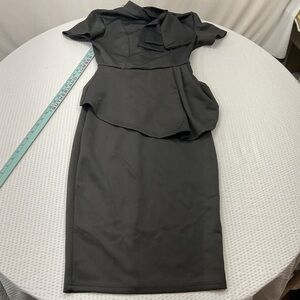 Chic Black Midi Dress